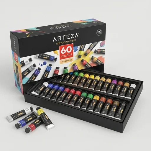 Arteza Acrylic Paint Set 60 Colors