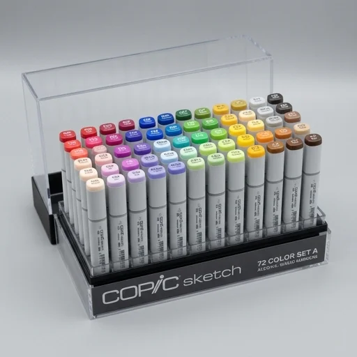 Copic Sketch Markers 72 Color Set view 2
