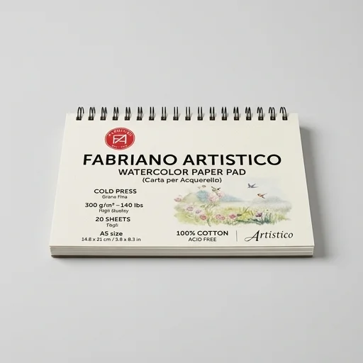 Fabriano Watercolor Paper Pad view 3