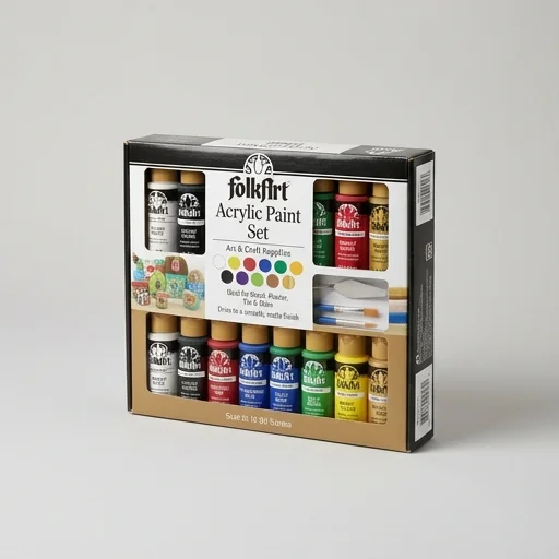 Folkart Acrylic Paint Set view 2