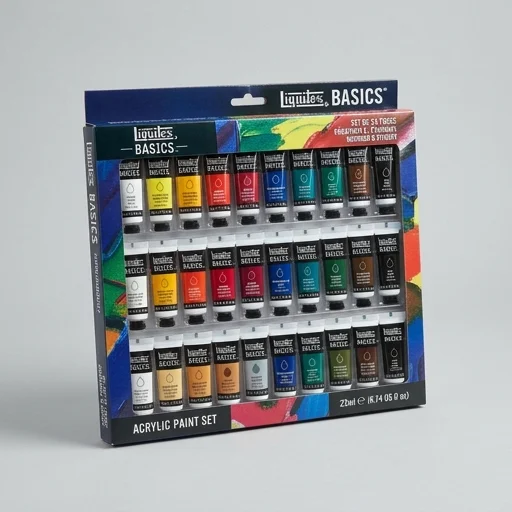 Liquitex Basics Acrylic Paint Set view 3