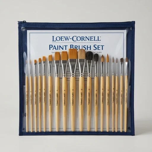 Loew Cornell Paint Brush Set view 3