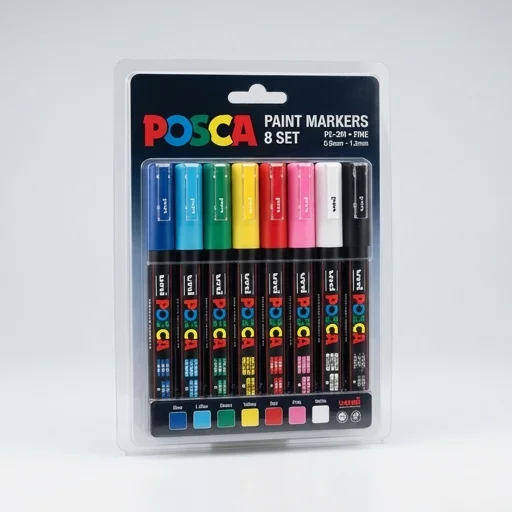 Posca Paint Markers 8 Set view 2