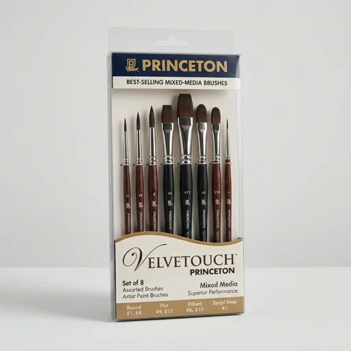 Princeton Velvetouch Brush Set view 2
