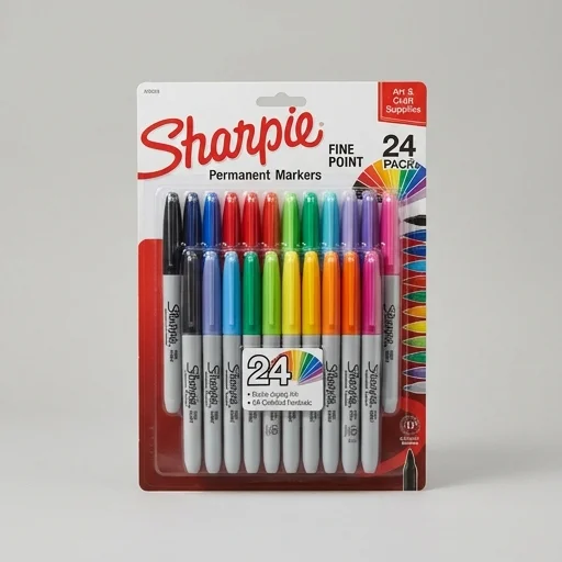 Sharpie Permanent Markers 24 Pack