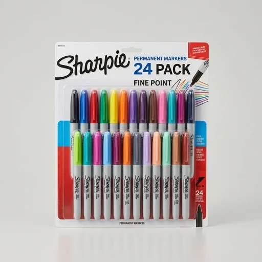 Sharpie Permanent Markers 24 Pack view 3
